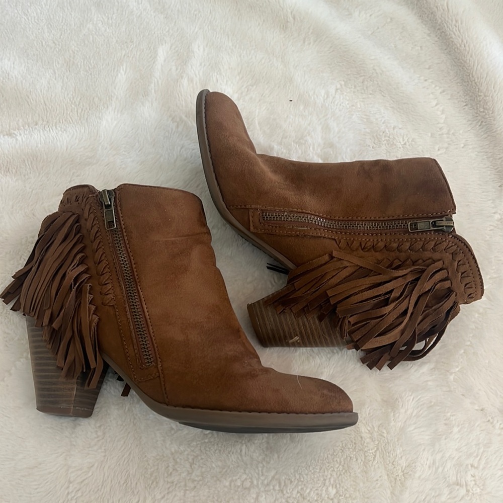Indigo Suede Ankle Boots